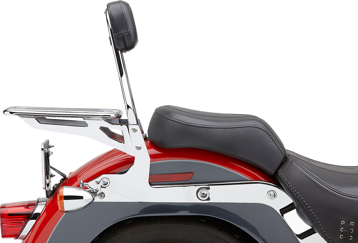 Backrest Kit - 14\" - Chrome - Softail 2000 - 2017