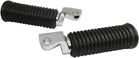 Rubber Foot Pegs - Driver - Chrome - XL/XG/FL/FX 2007 - 2022