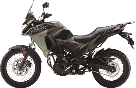 Traction Pad Tank Grips - Volcano - Black - Versys-X 300 2017 - 2025