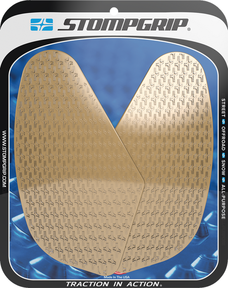 Traction Pad Tank Grips - Icon - Clear - Tracer 9 GT 2024 - 2024