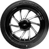 Hurricane 3D Rear Left Wheel - Black Cut (18\") | Falken Tire (215/45ZR18) 2009 - 2024