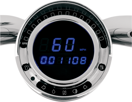 Big Dog Direct Plug-In Speedometer - Blue LED