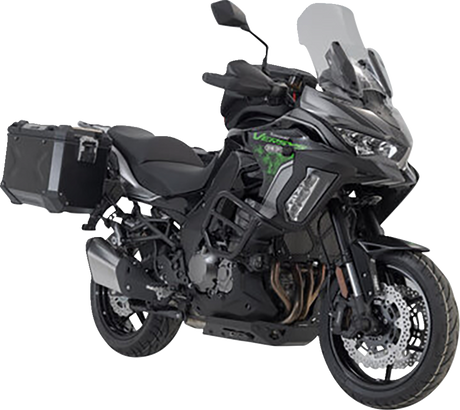 TRAX ADV Aluminum Case System - Black - Kawasaki Versys 1000 \'18-\'23 2018 - 2023