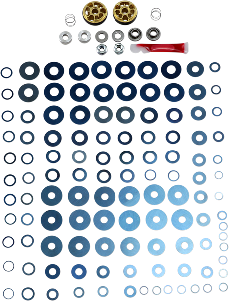 Rebound Gold Valve Fork Kit - 24X6 2007 - 2009