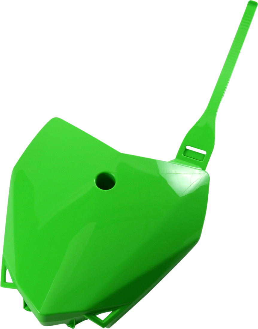 Front Number Plate - Green 2010 - 2021