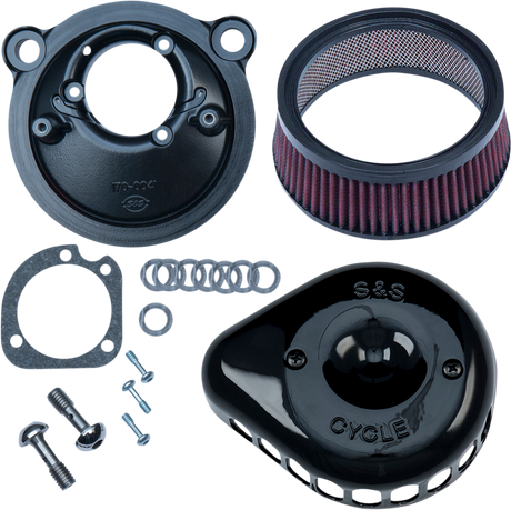 Mini Teardrop Stealth Air Cleaner Kit - Gloss Black 2007 - 2022