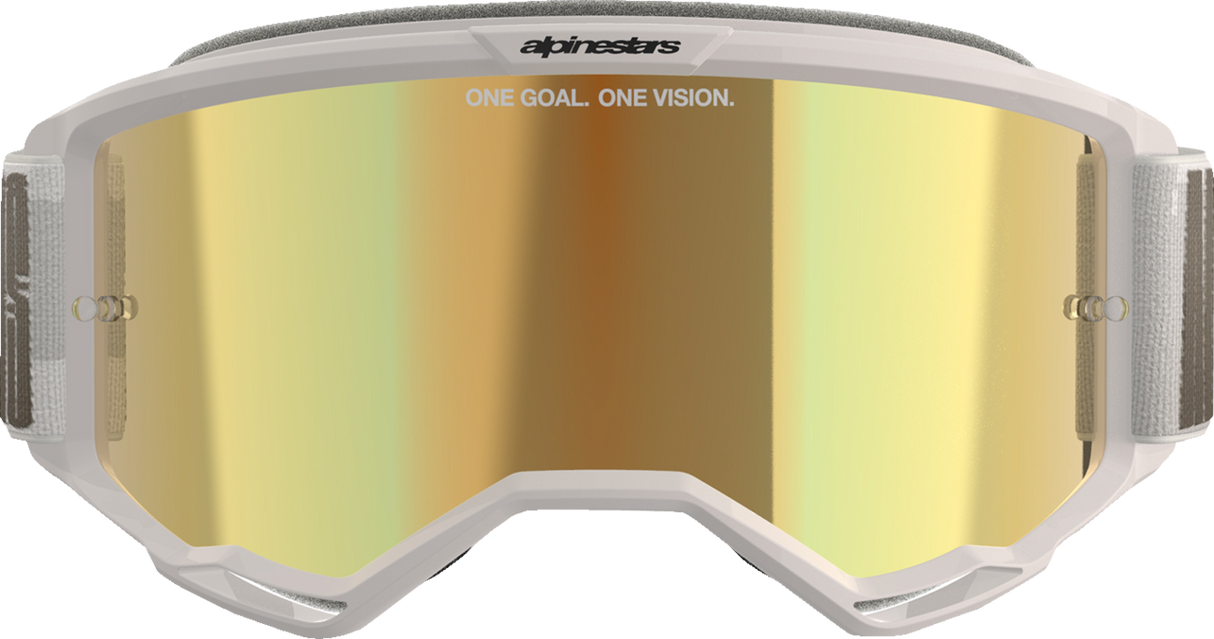Vision 5 Goggle - Hollow - Wind - Gold Mirror Lens