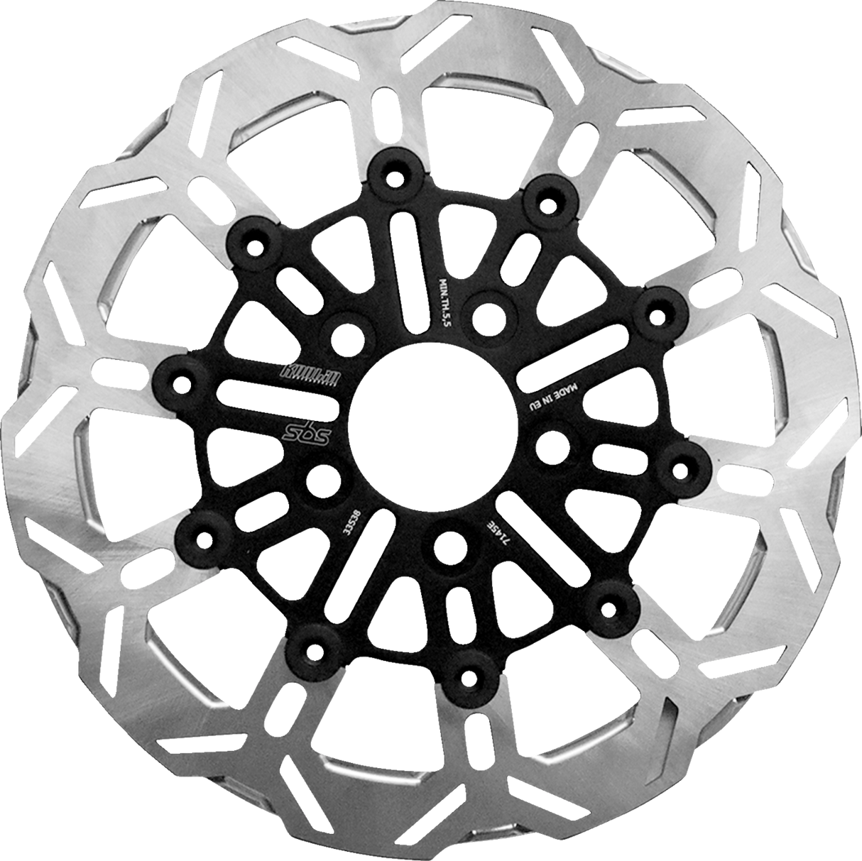 Design \"D\" 10-Spoke Brake Rotor 2018 - 2019