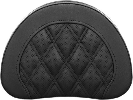 Sissy Bar Pad - Lattice Stitched - Black
