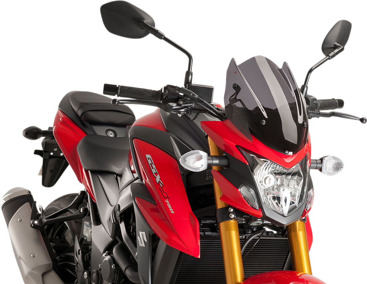 New Generation Windscreen - 13\" - Dark Smoke - GSXS750 2017 - 2020