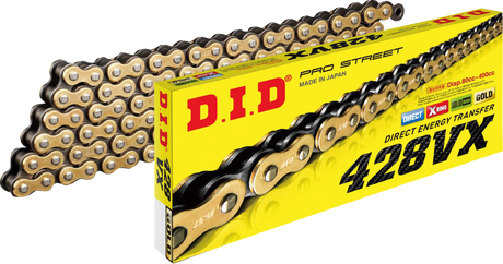 428 VX - Drive Chain - 130 Links - Gold and Black