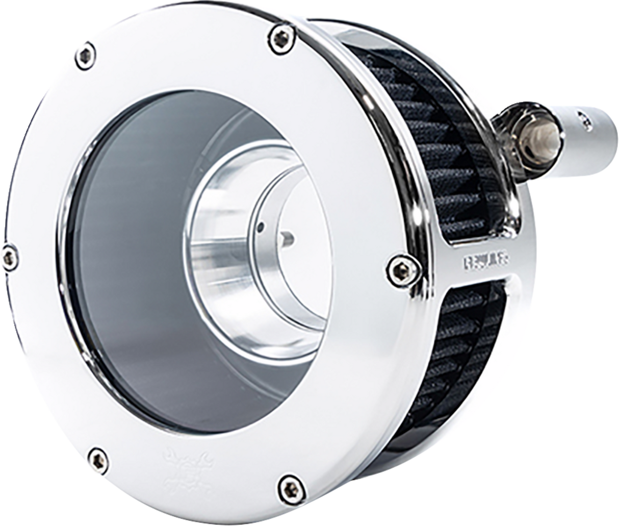 BA Air Cleaner Kit - Chrome/Clear with Black Filter - Twin Cam 1999 - 2017