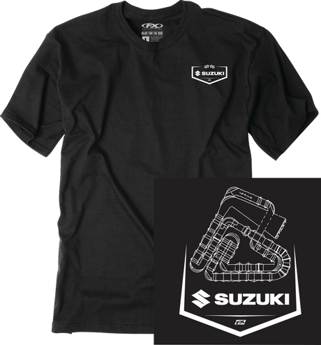 Suzuki Track T-Shirt - Black - 2XL