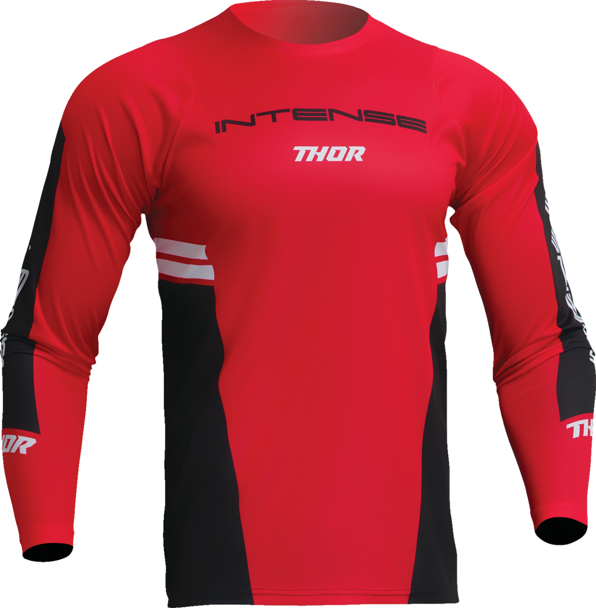 Intense Assist Berm Long-Sleeve Jersey - Red/Black - Medium
