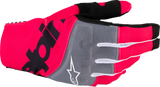Techstar MX Gloves - Black/Fluo Pink - 2XL