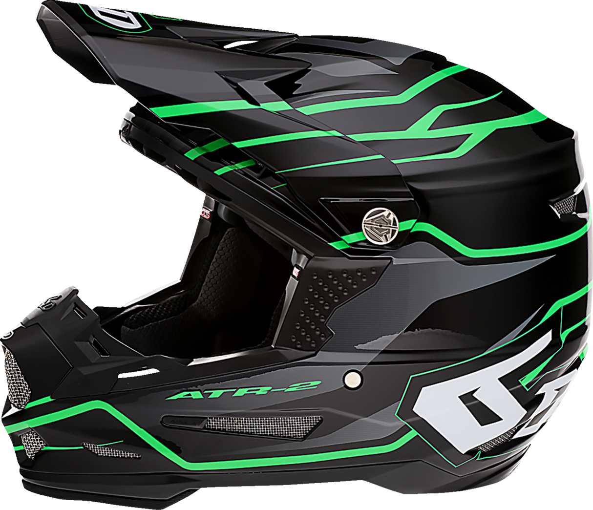 ATR-2 Helmet - Phase - Black/Green - Large