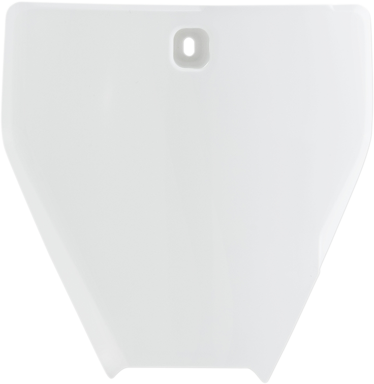 Front Number Plate - White 2018 - 2022