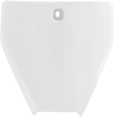 Front Number Plate - White 2018 - 2022