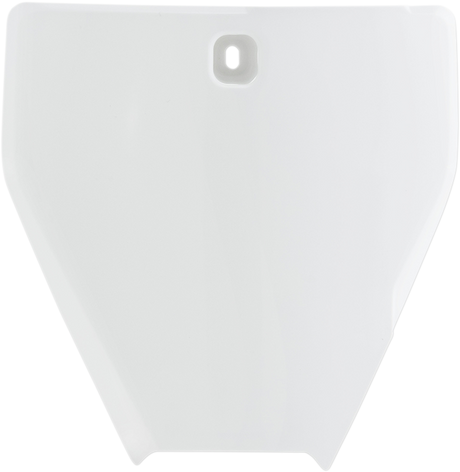 Front Number Plate - White 2018 - 2022