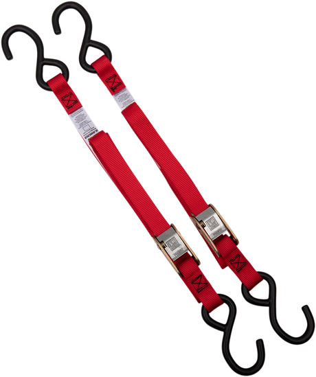 Standard Tie-Downs - 1\" x 5-1/2\' - Red