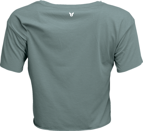 Women\'s Corp Crop T-Shirt - Mineral - Small