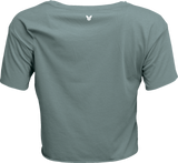 Women\'s Corp Crop T-Shirt - Mineral - XL