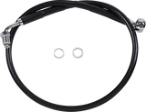Brake Line - +4\" - Black - \'18-\'21 Softail 2018 - 2020