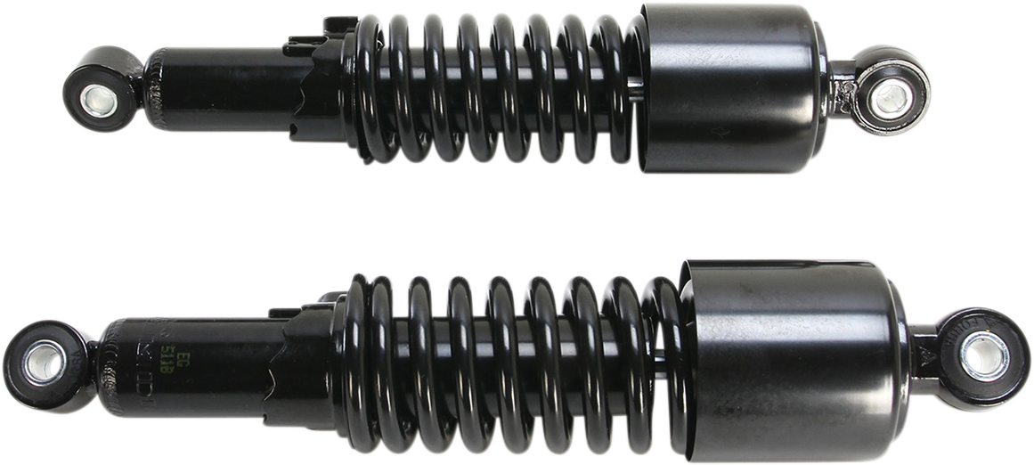 Custom Shorty Shocks with Shroud - Black Body/Black Spring Finish - Eye Lowering