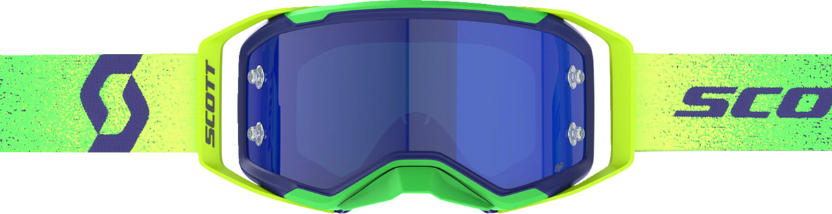 Prospect 2.0 AMP Goggle - Midnight Purple/Safety Yellow - Blue Chrome Lens