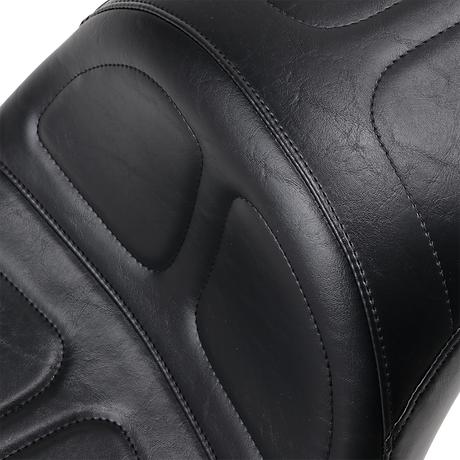 Maverick Daddy Long Legs Seat - Black - Stitched - Softail \'18-\'23 2018 - 2023
