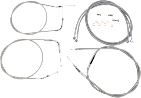 Cable Line Kit - 15\" - 17\" - \'99 - \'03 Roadstar - Stainless Steel 1999 - 2003