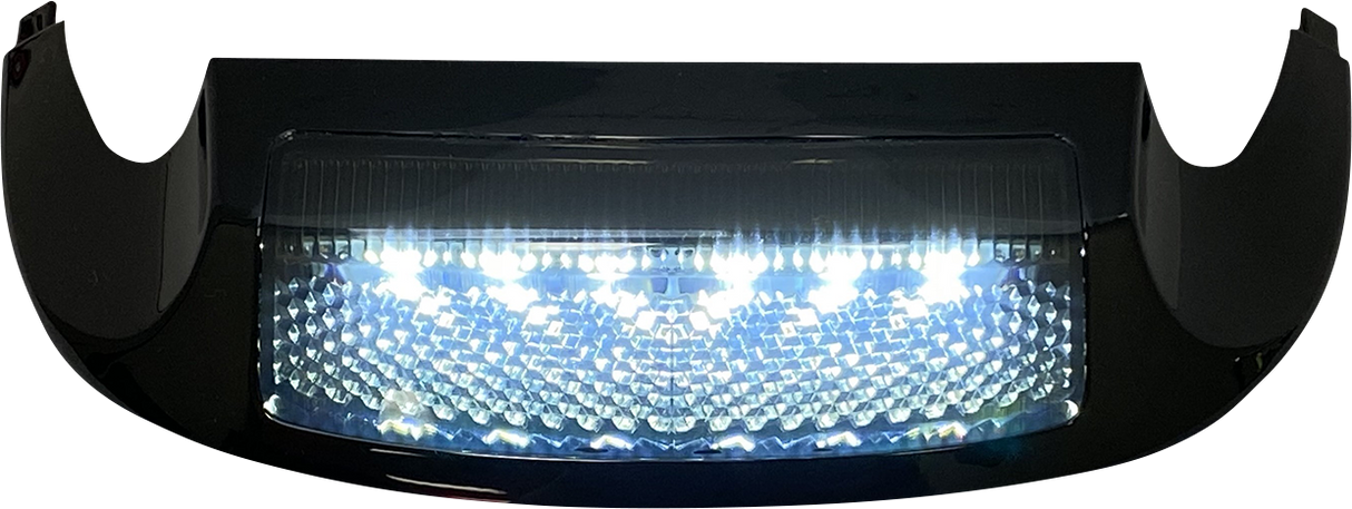 LED Front Fender Tip - White LED/Clear Lens - Black 2014 - 2024