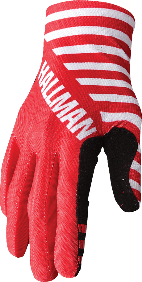 Mainstay Gloves - Slice - White/Red - XL