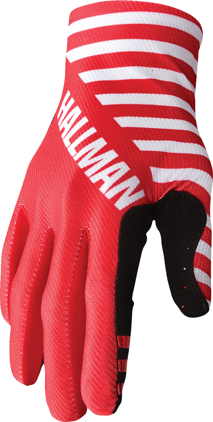 Mainstay Gloves - Slice - White/Red - Large