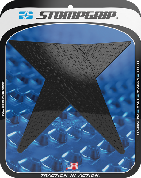 Traction Pad Tank Grips - Icon - Black - Gold Wing 1800 DCT/Tour 2018 - 2024