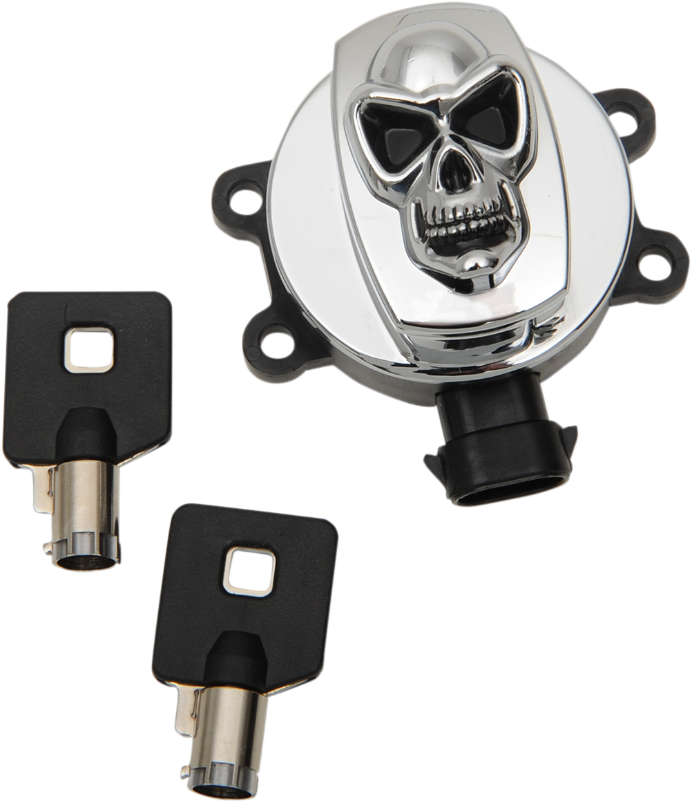 Ignition Switch - Skull - Chrome 2011 - 2022