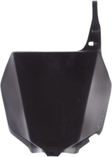 Front Number Plate - Black 2001 - 2009