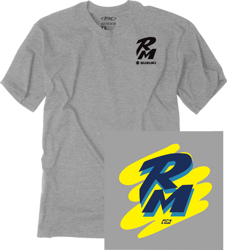 Suzuki Retro RM T-Shirt - Heather Gray - Medium