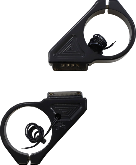 Turn Signal - 49 mm - Amber - Black 2013 - 2020