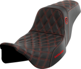 Pro Series SDC Performance Seat - without Backrest - Red Stitch - FLH/FLT \'08-\'23 2008 - 2023
