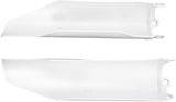 Lower Fork Covers - White 2004 - 2017