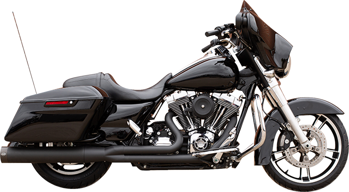2-into-1 Sidewinder Exhaust System - 50 State - Black - Touring \'07-\'16 2007 - 2016