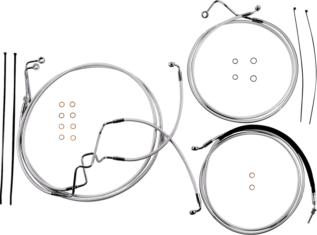 Sterling Chromite II® Designer Handlebar Installation Kit - 8\" - \'17-\'20 FLTR 2017 - 2020