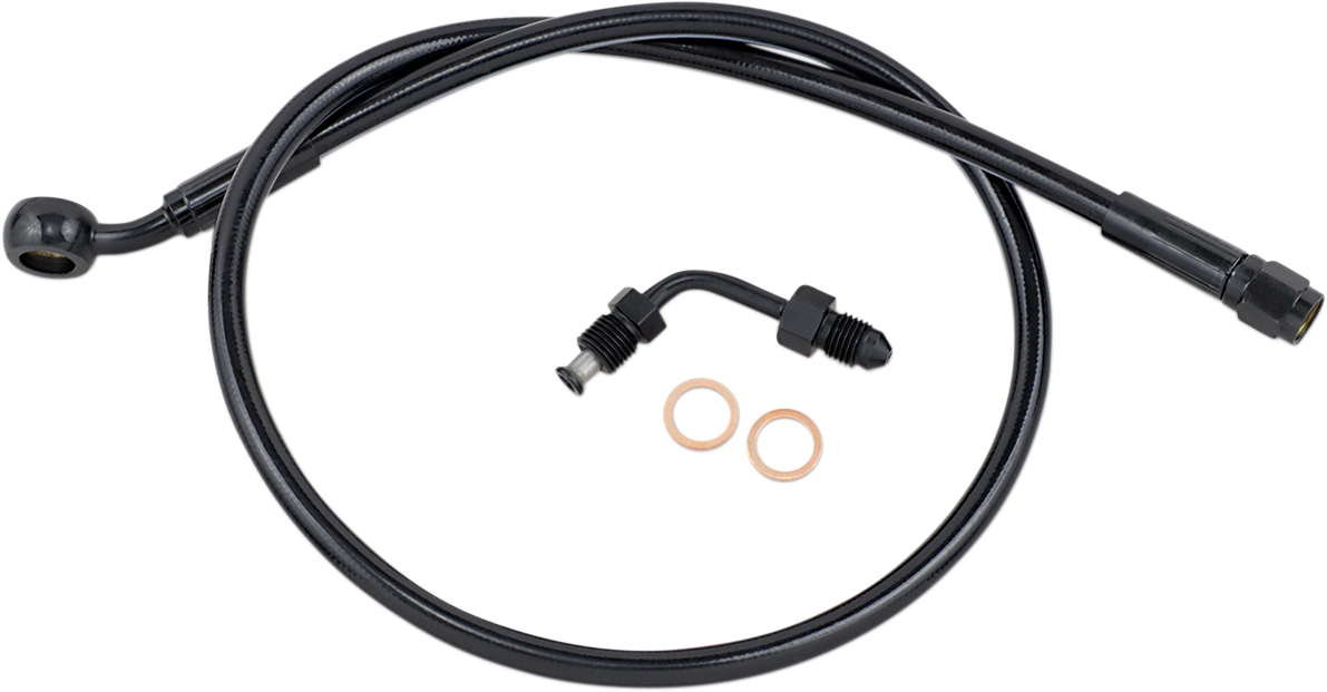 Brake Line - Upper with Adapter - Black 2018 - 2022