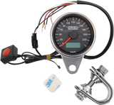 Programmable Mini Electronic Speedometer with Odometer/Tripmeter - 2.4\" - Black 1986 - 2003