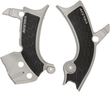 X-Grip Frame Guards - Silver/Black - Yamaha 2018 - 2023