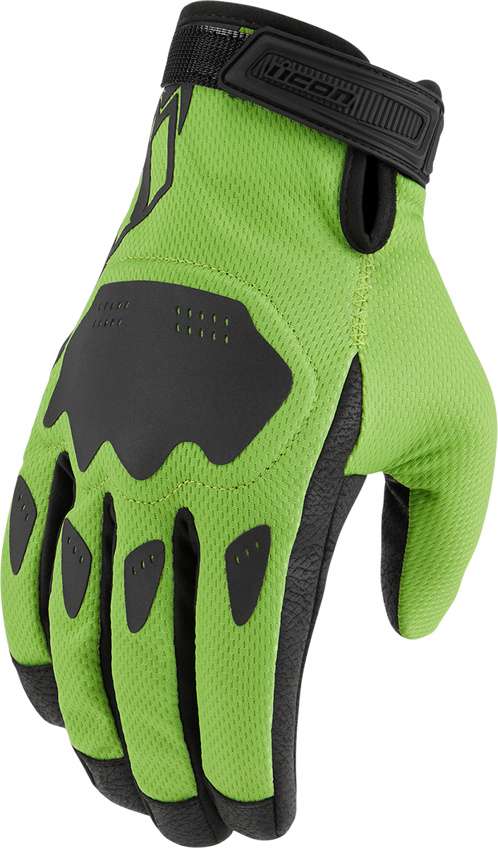 Hooligan™ CE Gloves - Green - Small