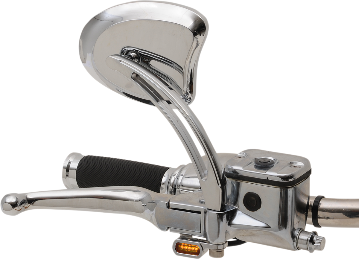 LED Handlebar Marker Lights - Hydraulic Clutch - Chrome/Smoke 2009 - 2017