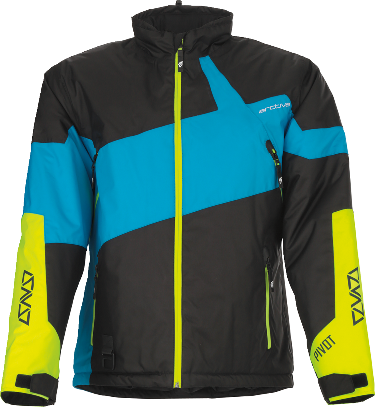 Pivot 6 Jacket - Black/Blue/Hi-Vis - 3XL