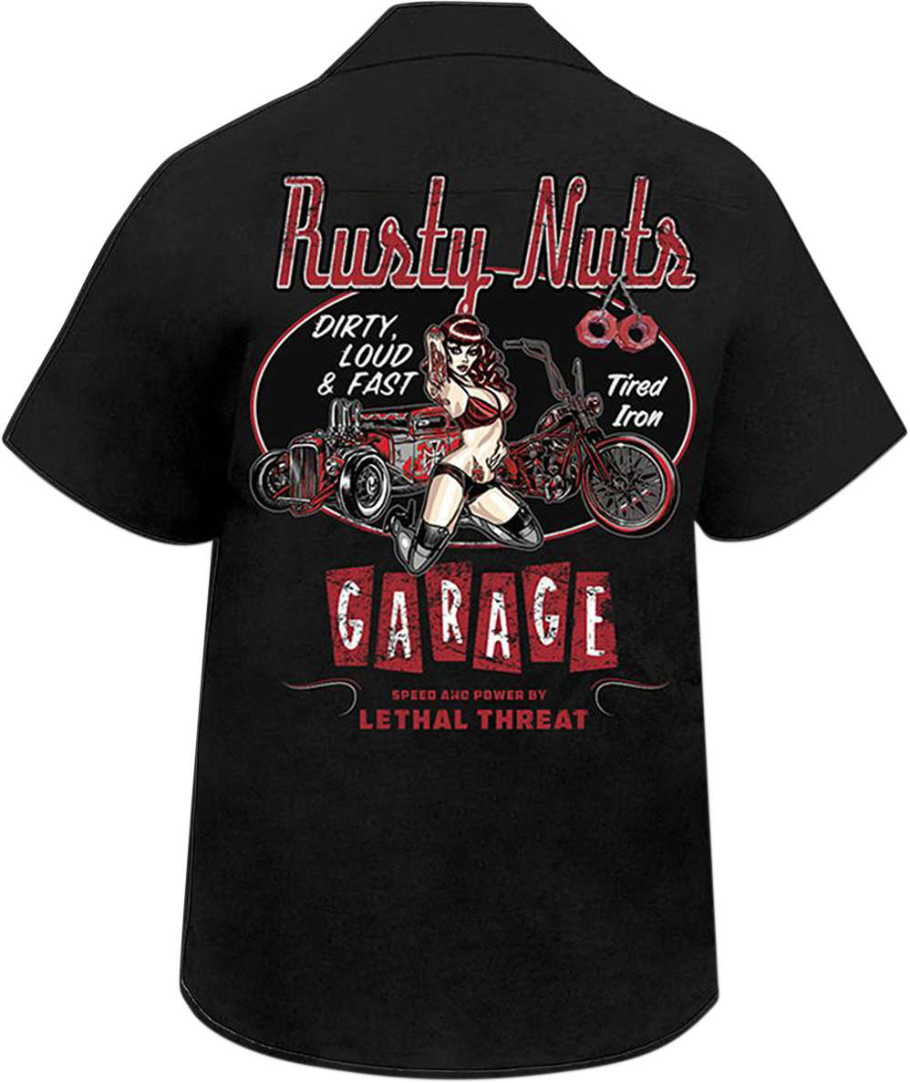 Rusty Nuts Shirt - Black - Large